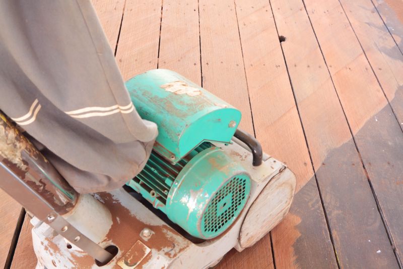 Deck Sanding Process